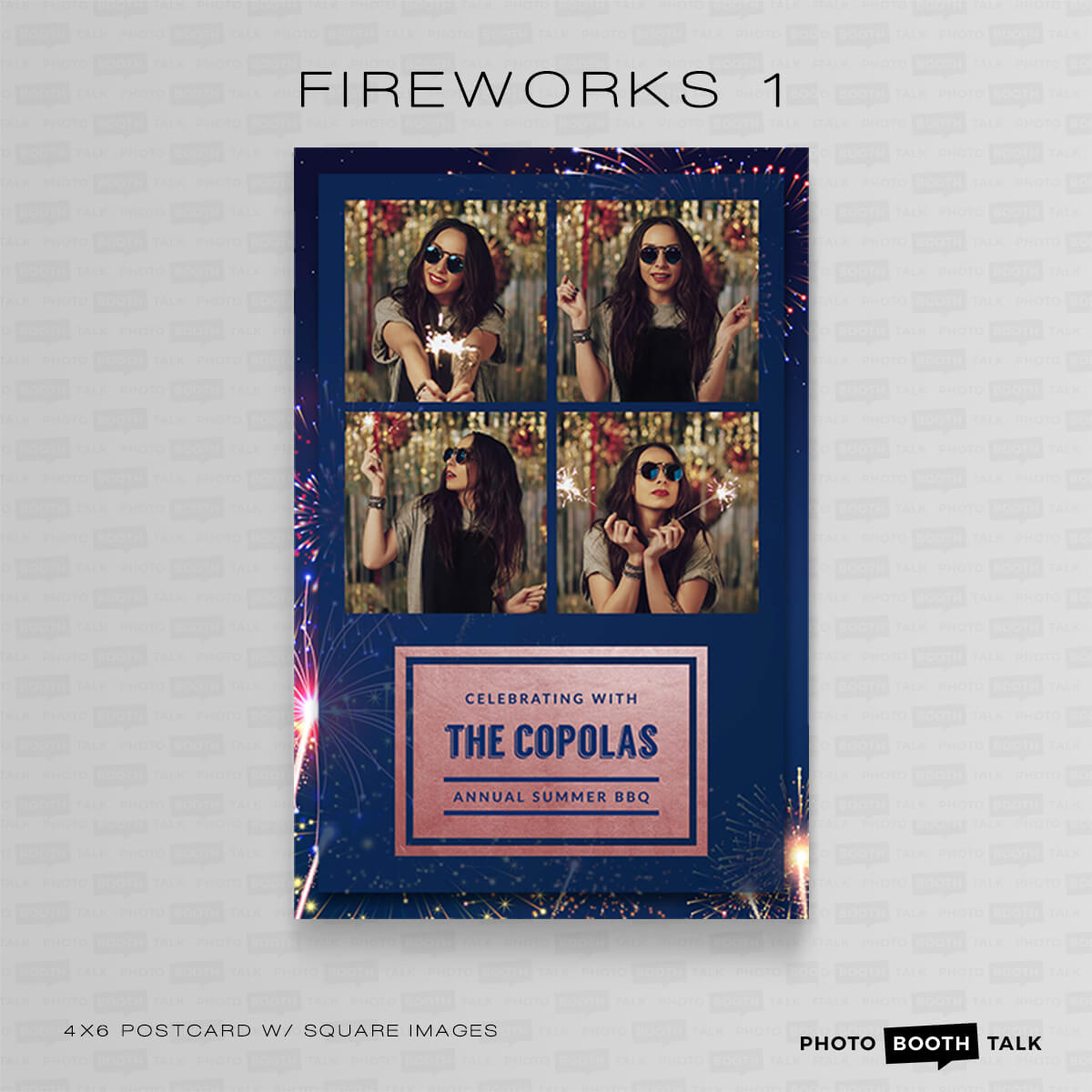 Fireworks 1 - Square - Photoshop PSD Files - Image 2