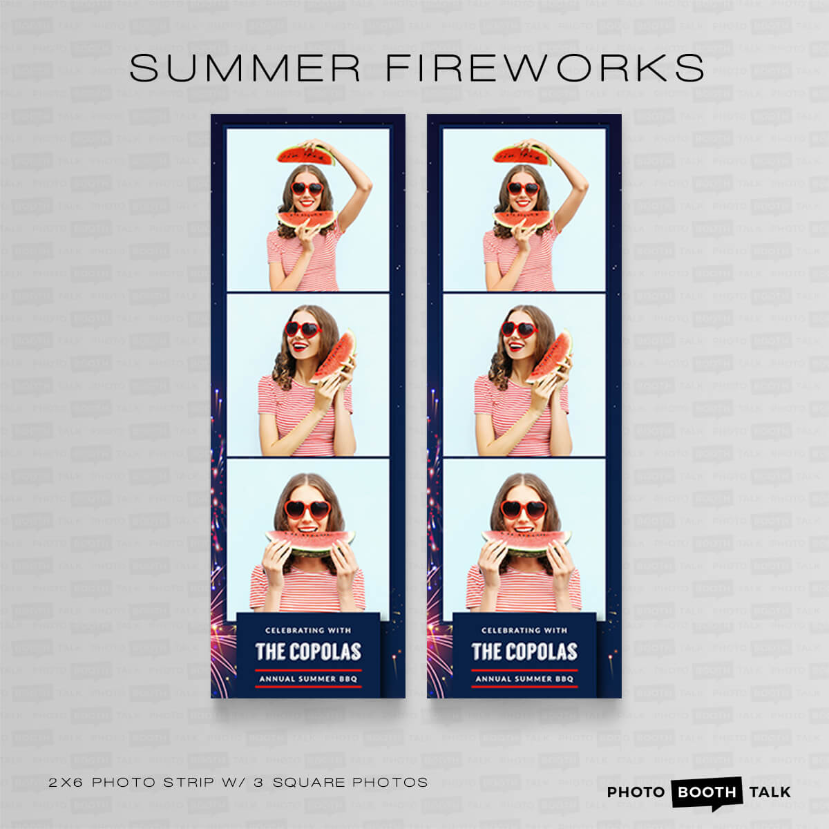 Summer Fireworks 1 - Square - Photoshop PSD Files - Image 4