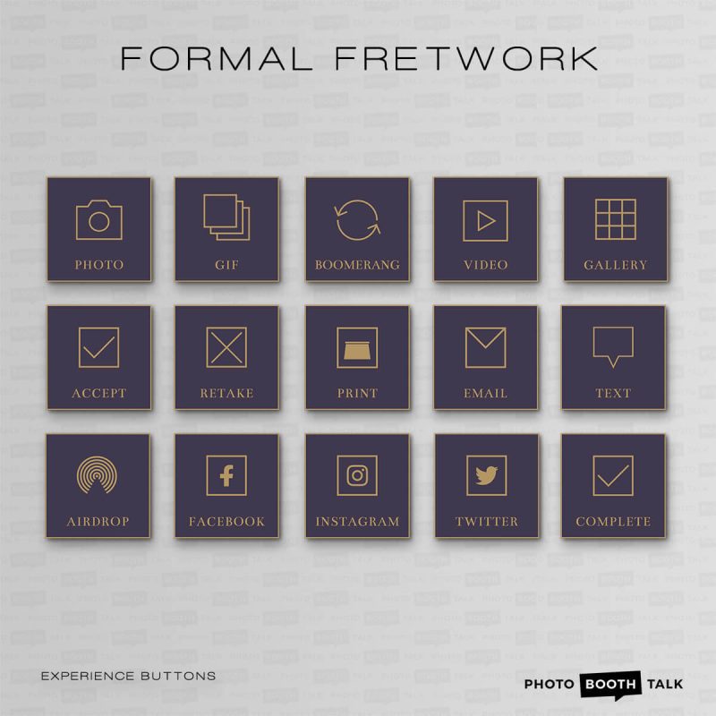Formal Fretwork - iPad Welcome Screen & Buttons - Image 2