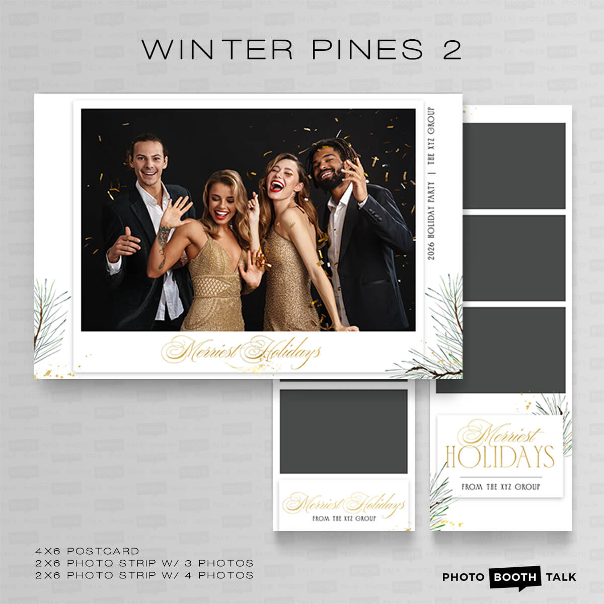 Winter Pines 2 - For Darkroom Booth