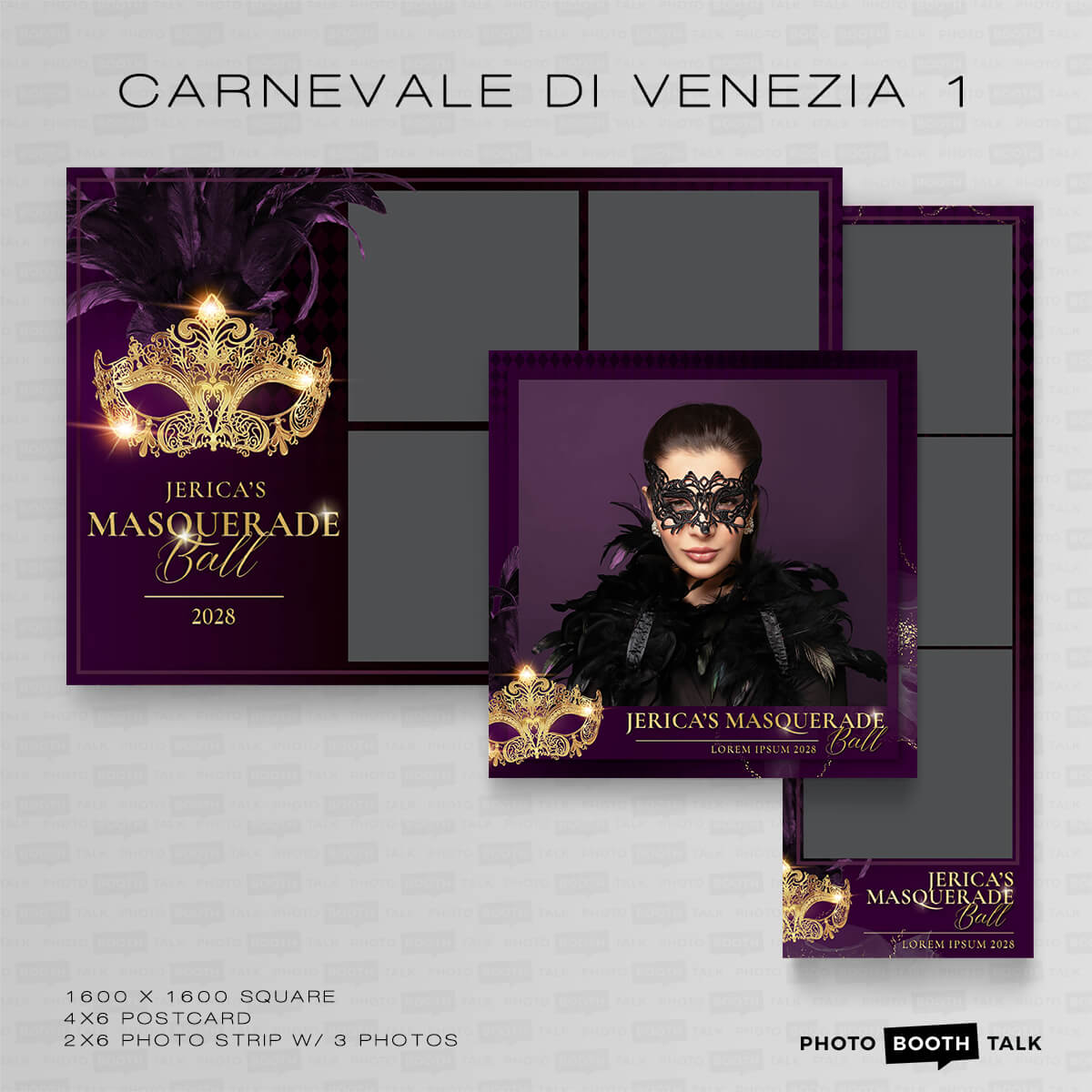 Carnevale di Venezia 1 - Square - Photoshop PSD Files