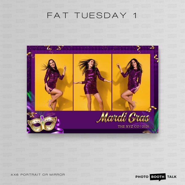 Fat Tuesday 1 - Portrait Mirror - Photoshop PSD Files