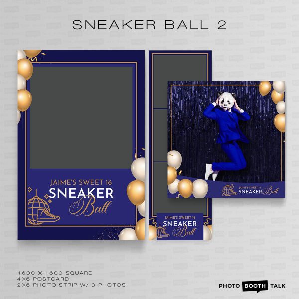 Sneaker Ball 2 - Square - For Darkroom Booth
