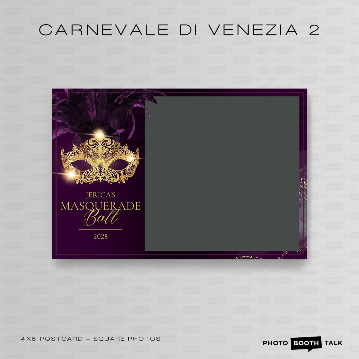 Carnevale di Venezia 2 - Square - For Darkroom Booth - Image 2