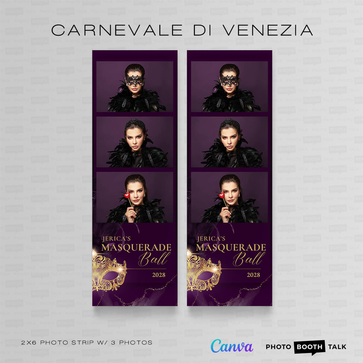 Carnevale di Venezia 1 - For Canva - Image 4