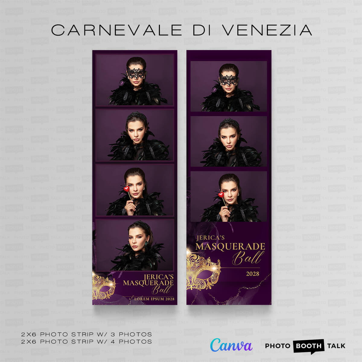 Carnevale di Venezia 1 - For Canva - Image 3