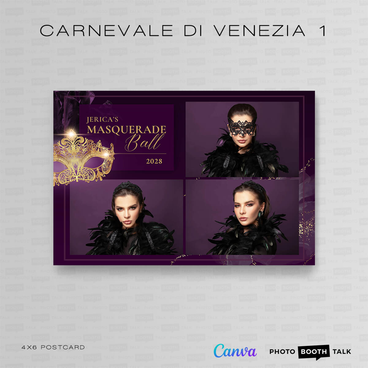 Carnevale di Venezia 1 - For Canva - Image 2