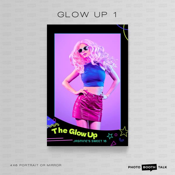Glow Up 2 - Portrait Mirror - Photoshop PSD Files