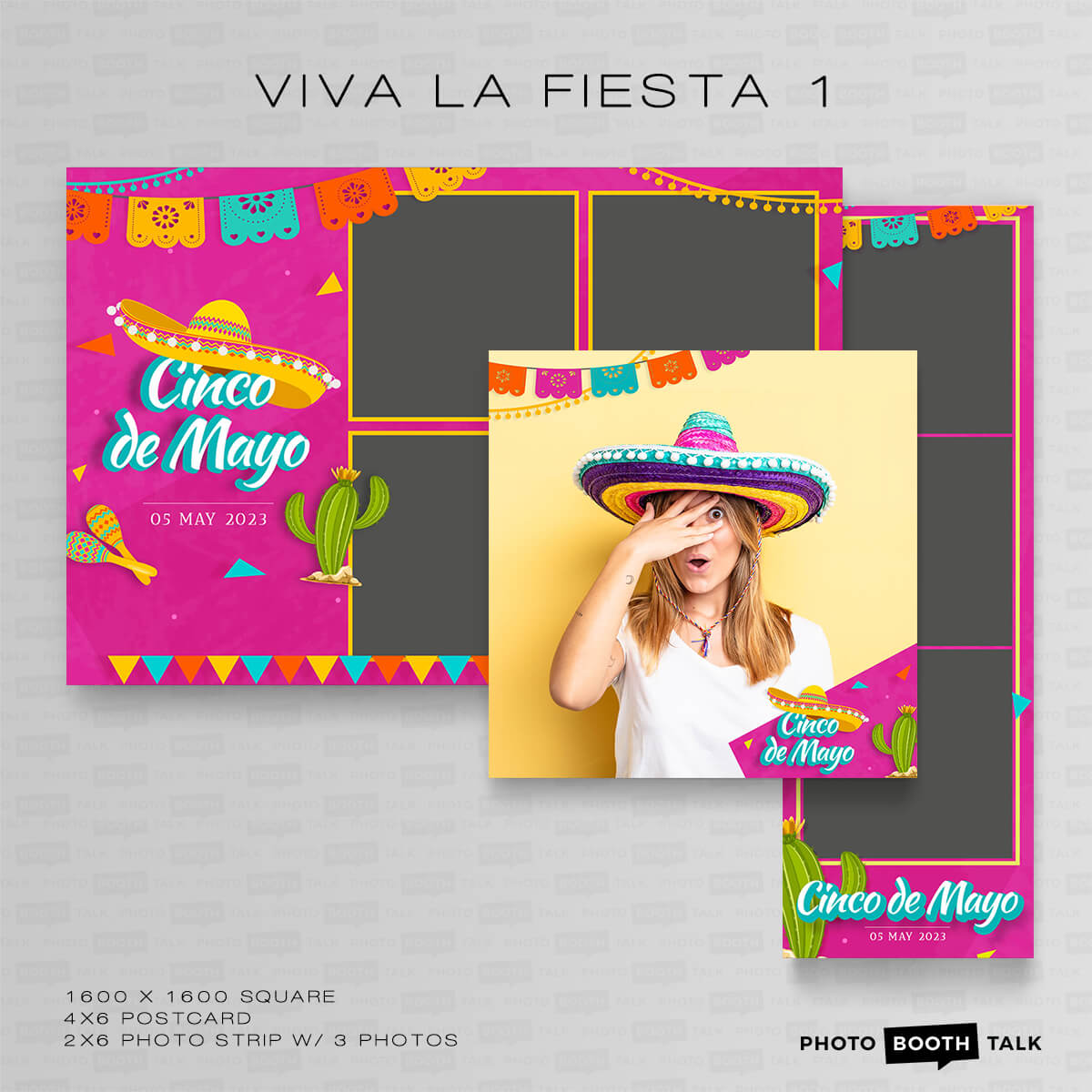 Viva La Fiesta 1 - Square - Photoshop PSD Files