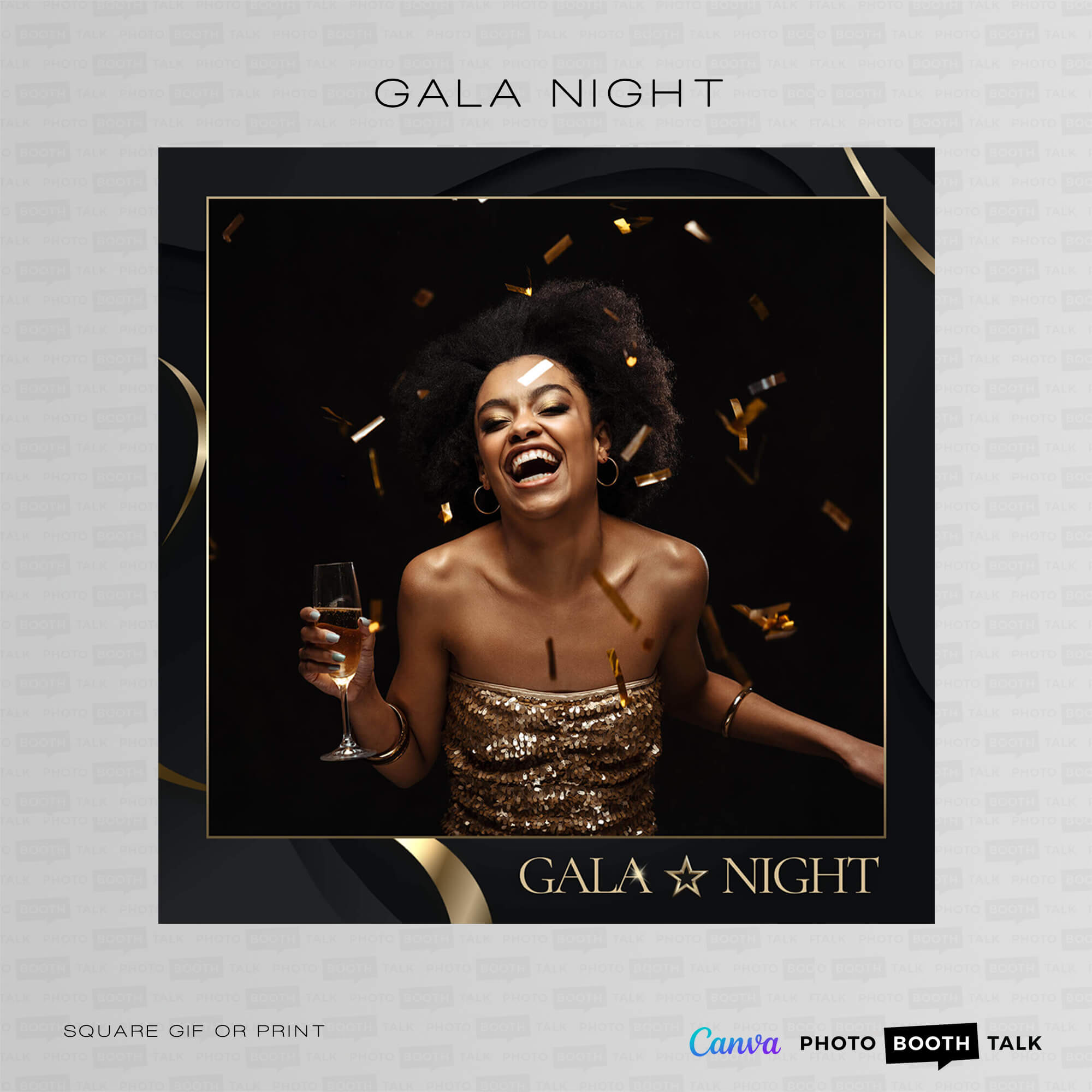 Gala Night 2 - Square - For Canva - Image 2