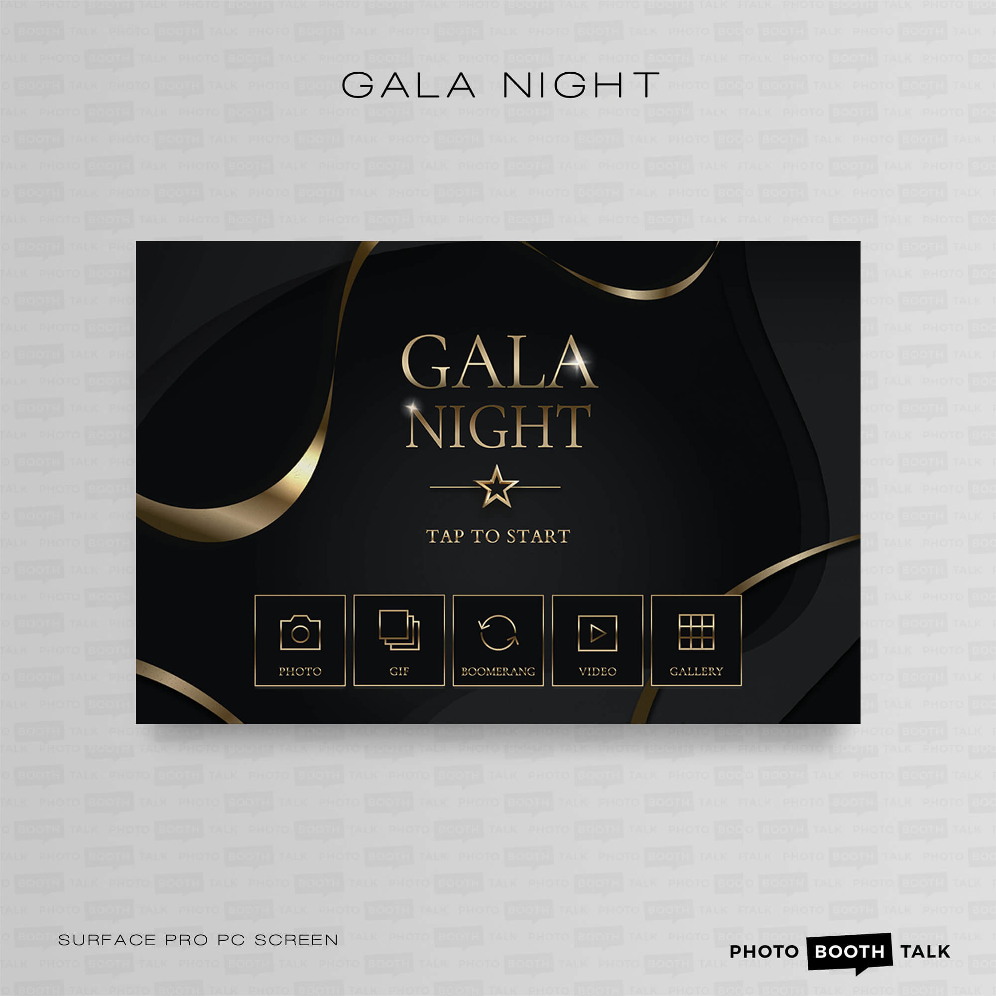 Gala Night - PC Welcome Screen