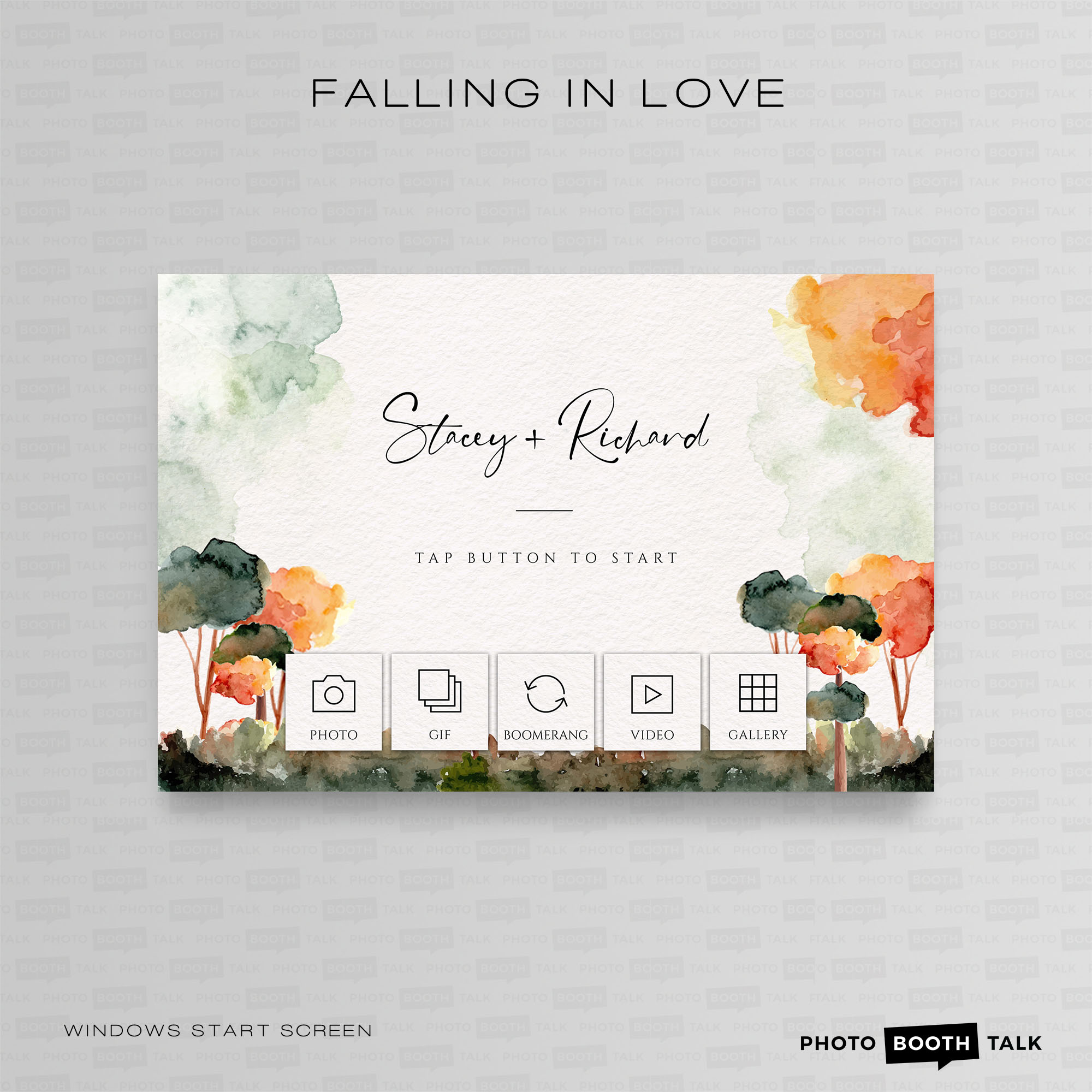 Falling in Love - PC Welcome Screen for Canva