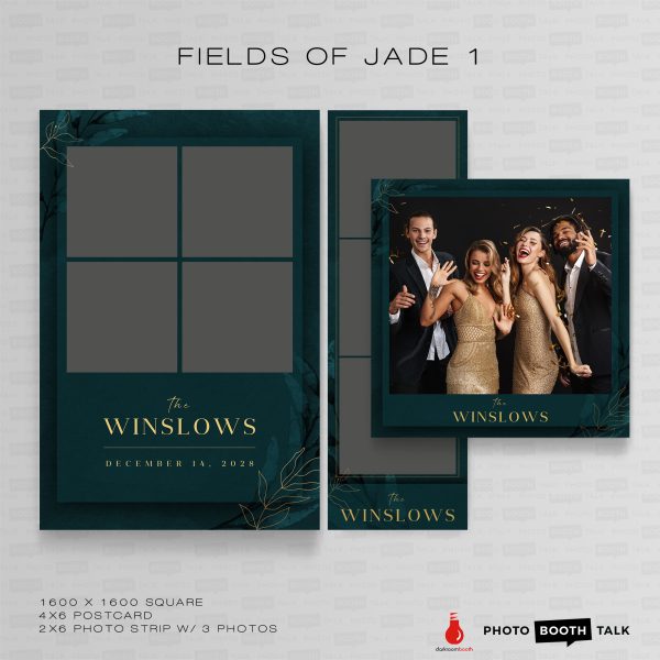 Fields of Jade 1 - Square - For Darkroom Booth