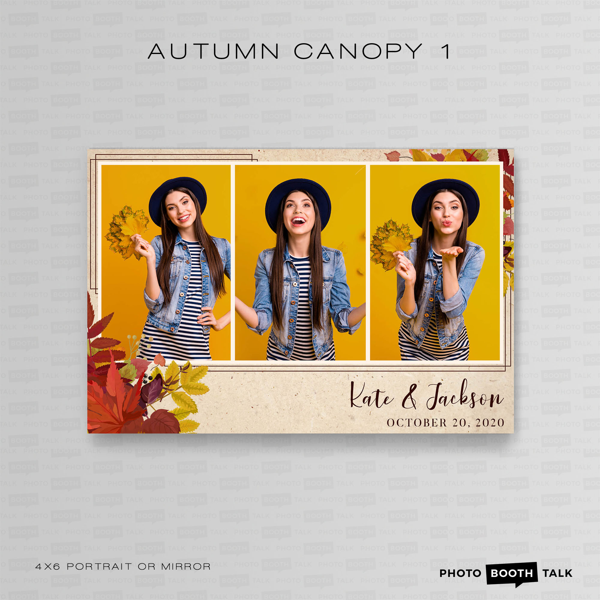 Autumn Canopy 1 - Portrait Mirror - For Canva