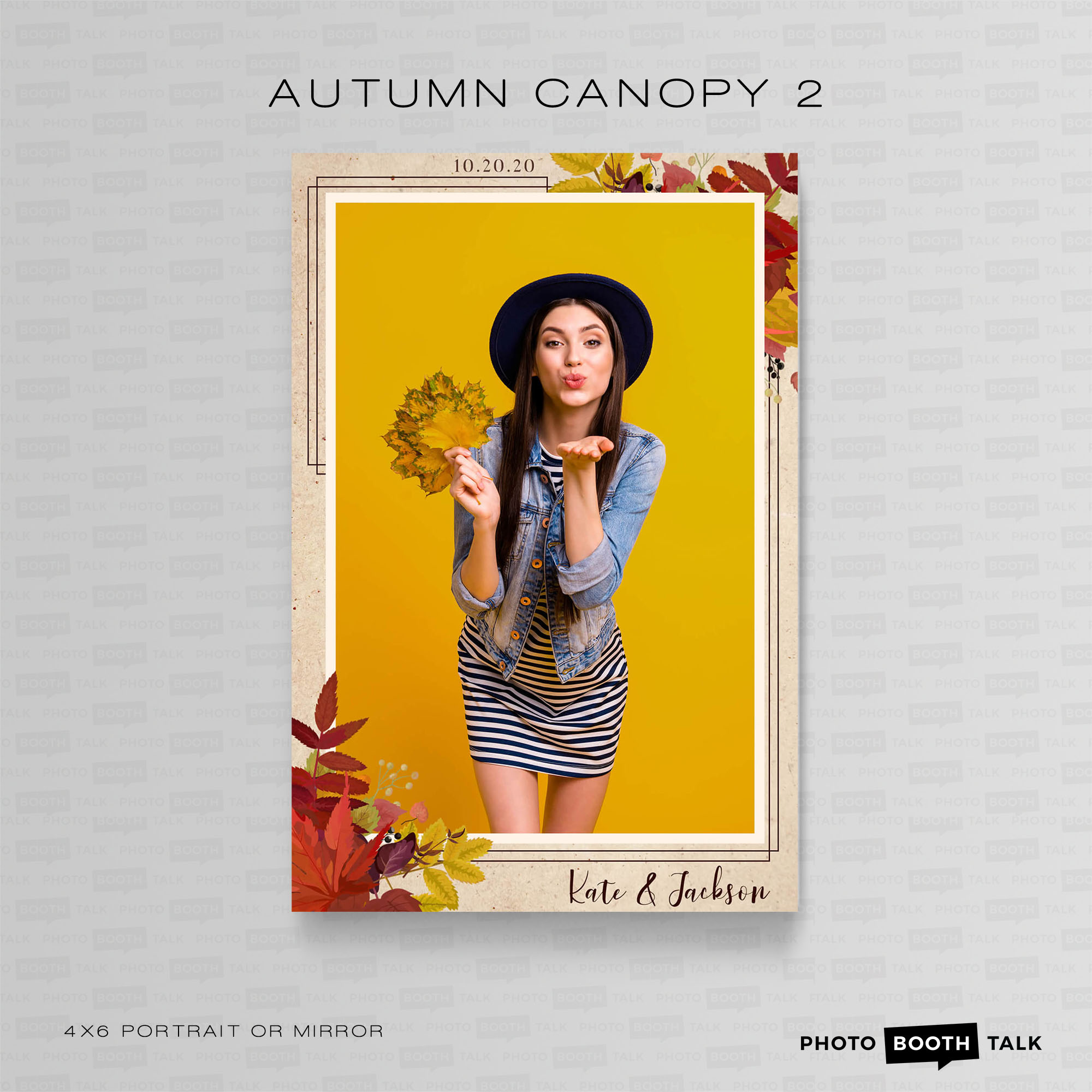 Autumn Canopy 2 - Portrait Mirror - For Canva