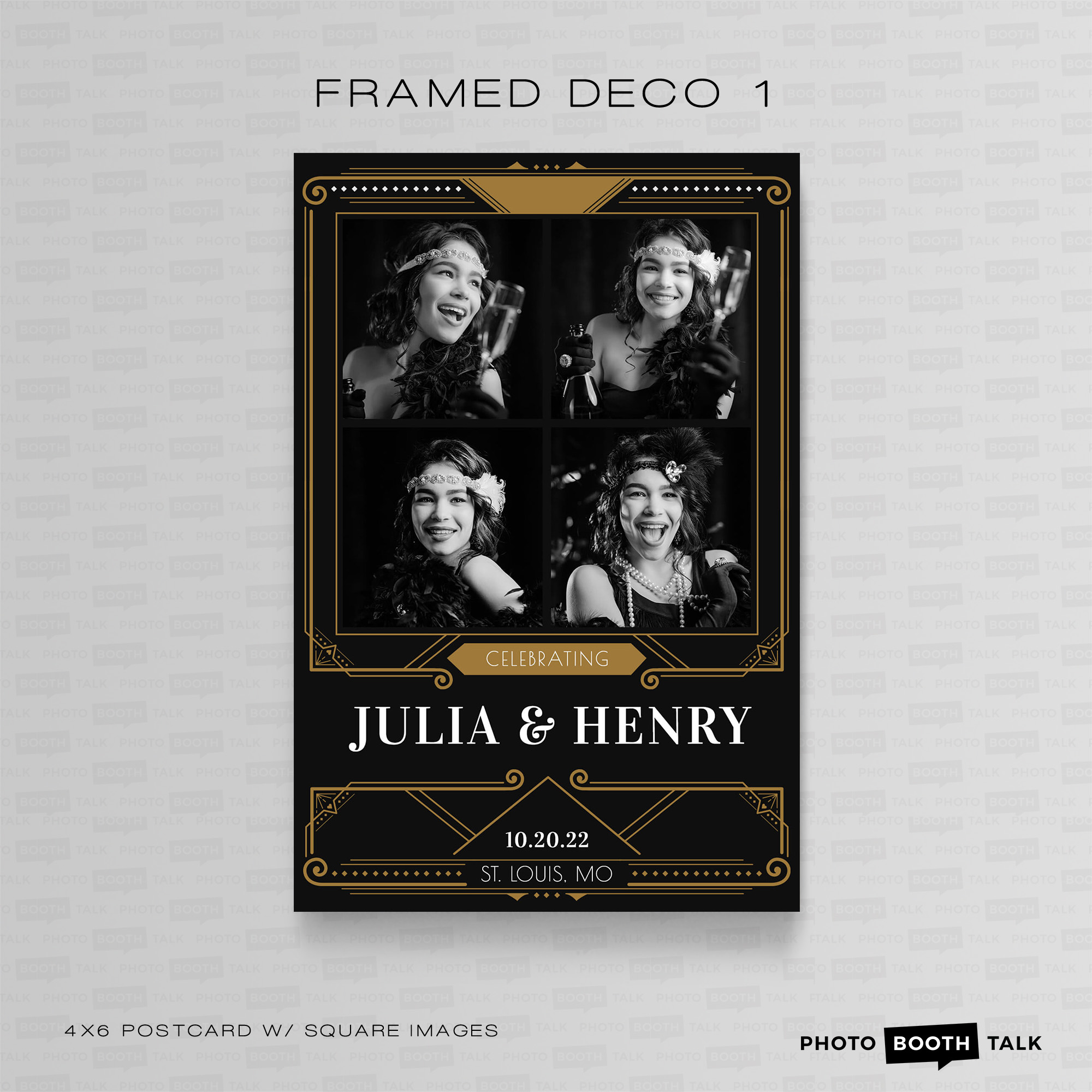 Framed Deco 1 - Square - For Canva - Image 2