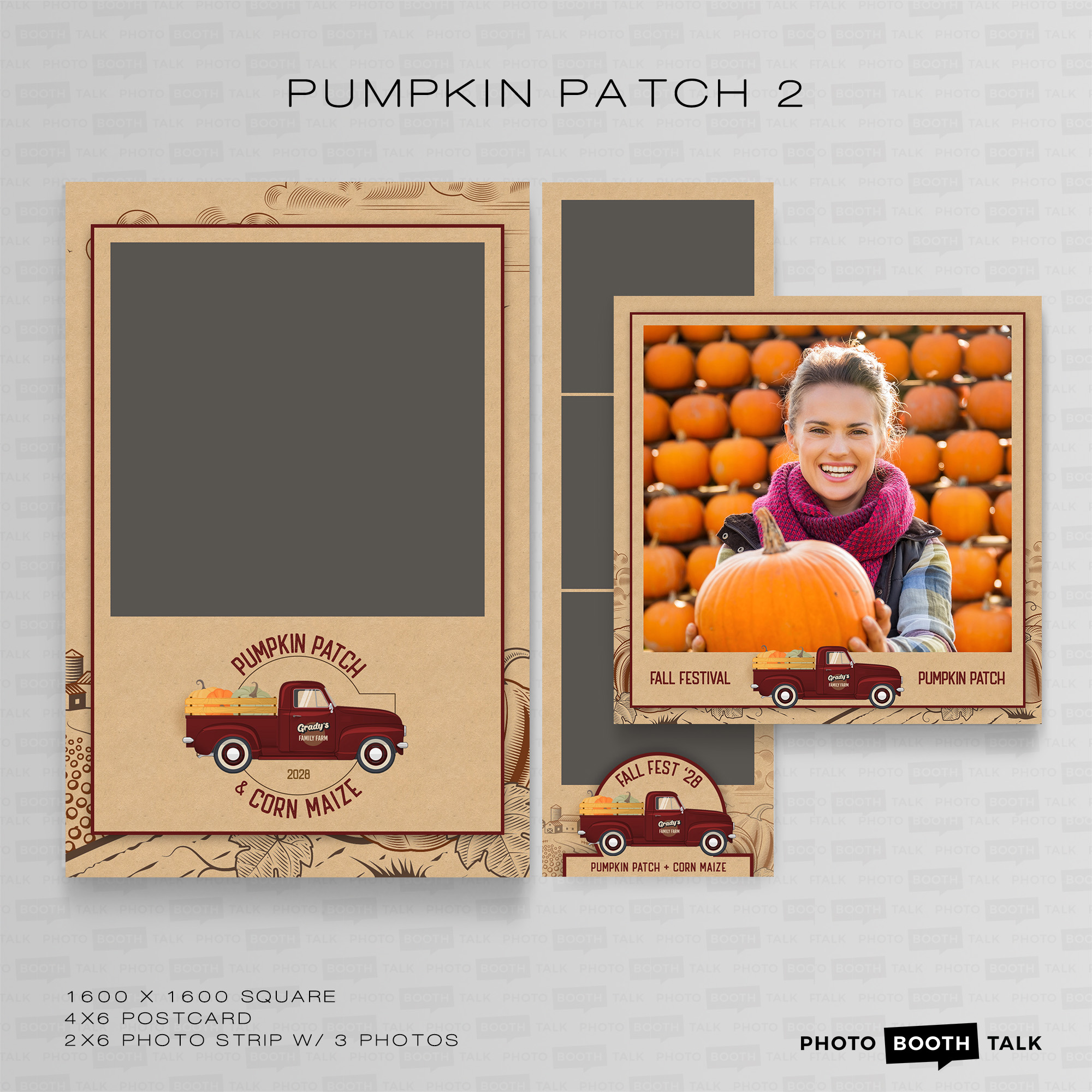 Pumpkin Patch 2 - Square - For Canva