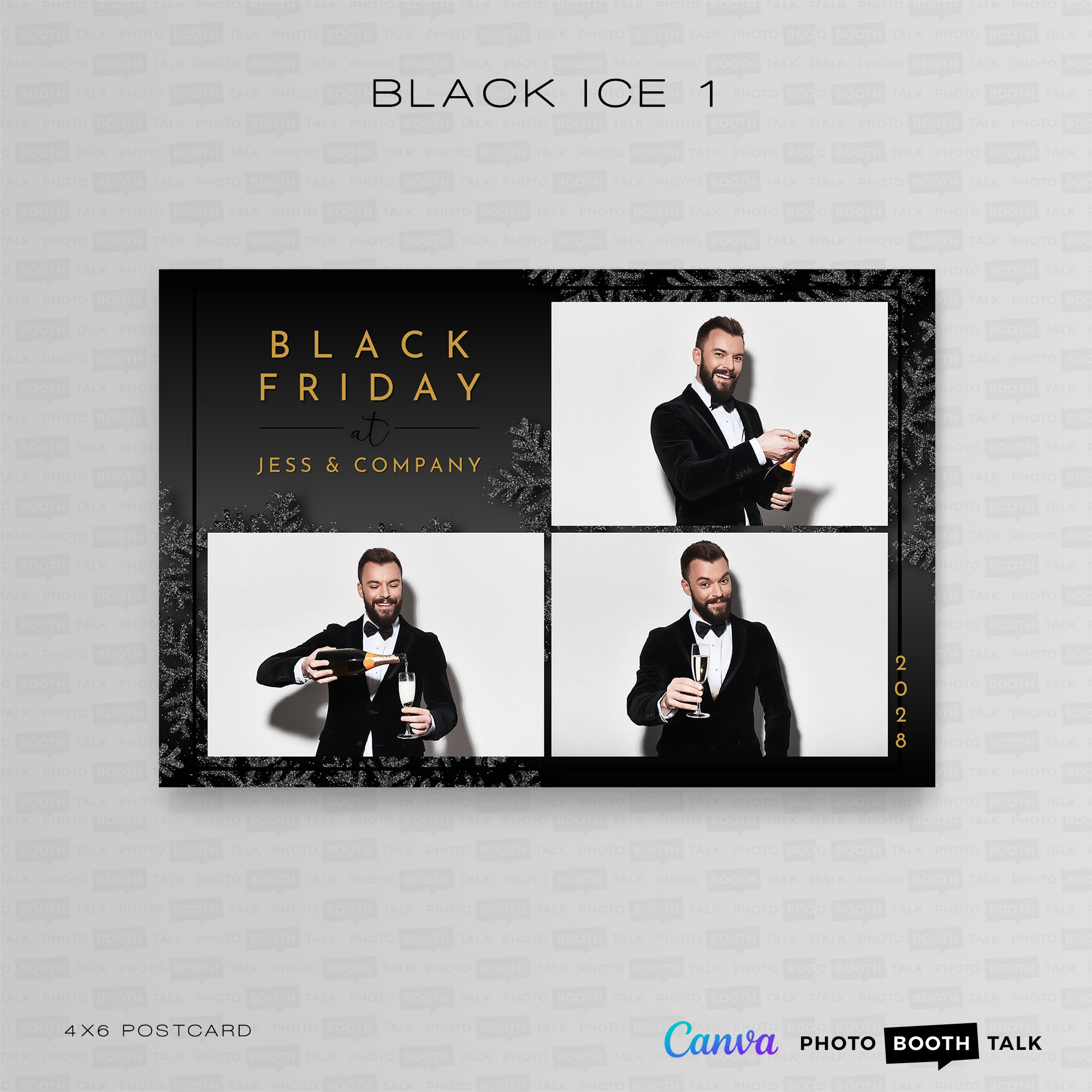 Black Ice 1 - For Canva - Image 2
