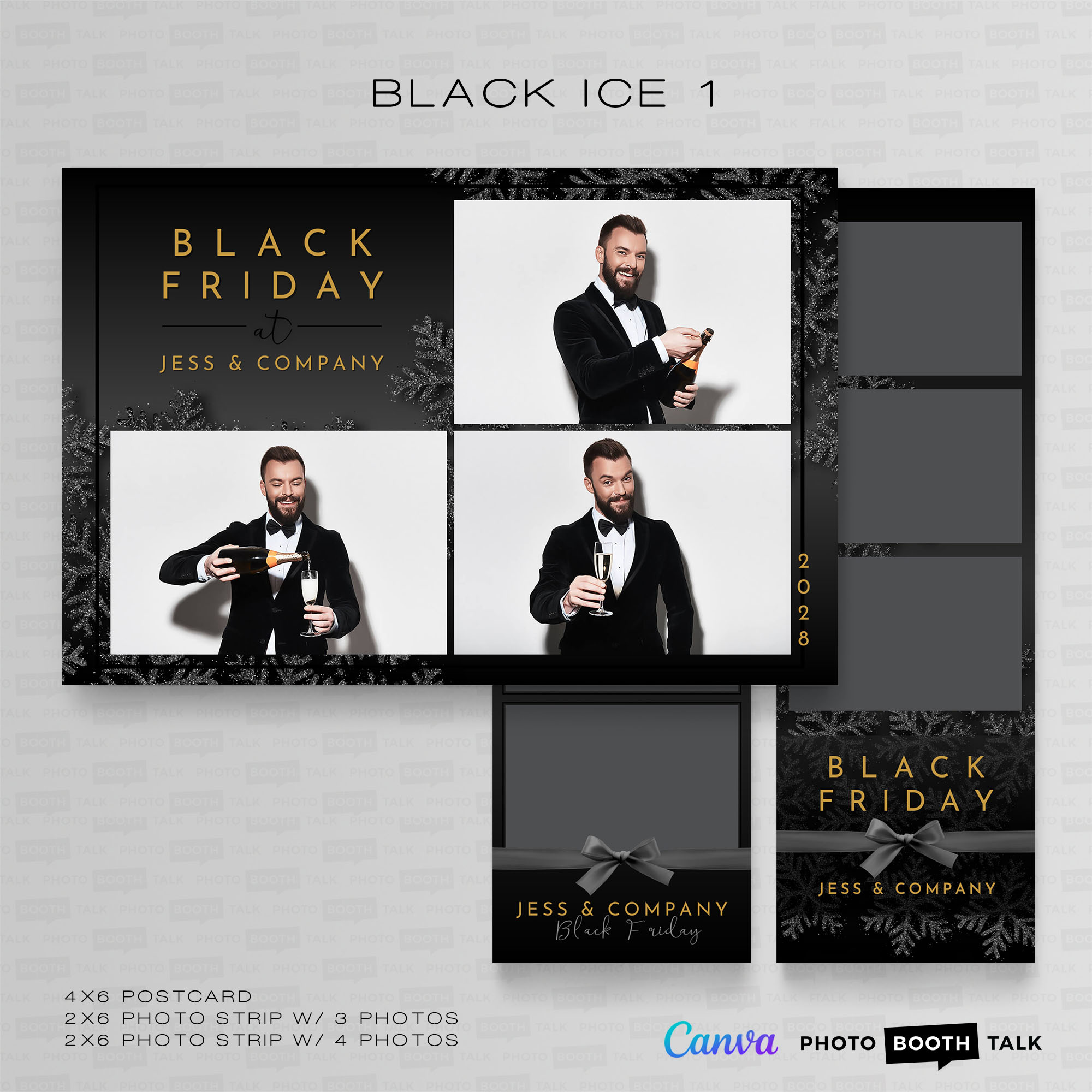 Black Ice 1 - For Canva
