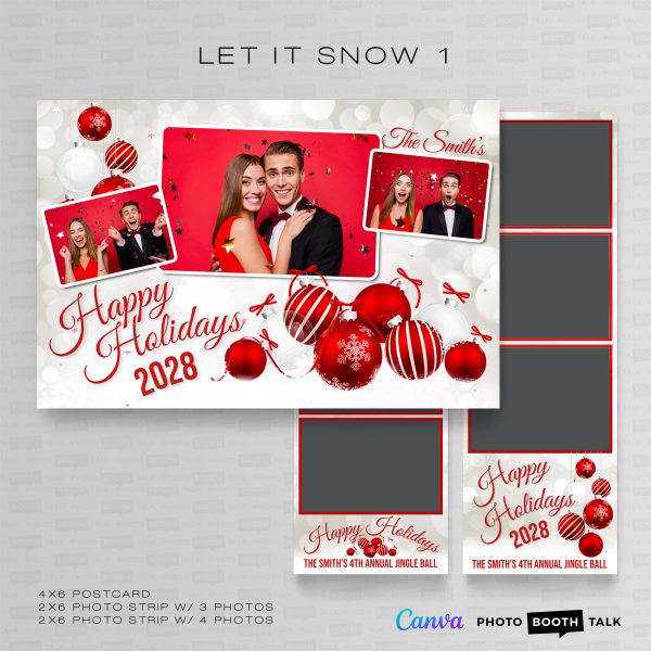 Let it Snow 1 - For Canva