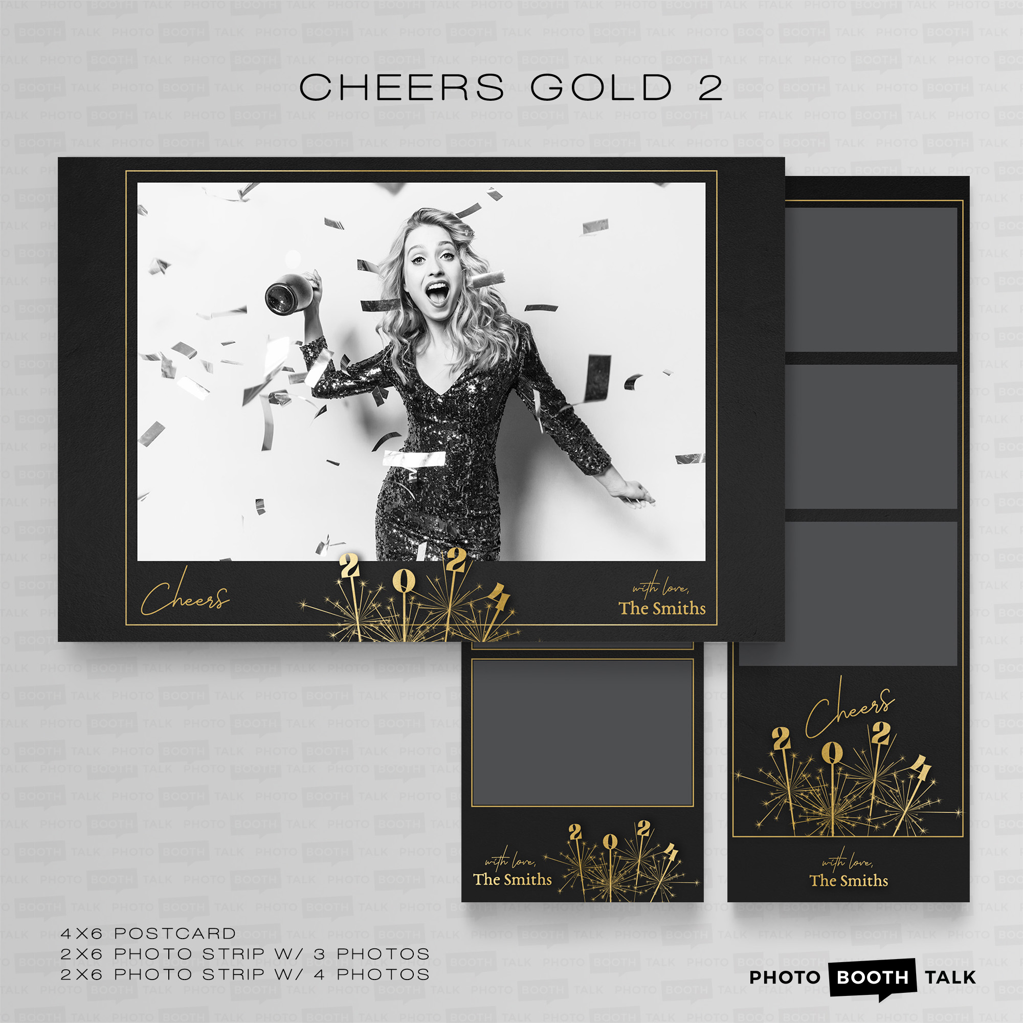 Cheers Gold 2 - For Canva