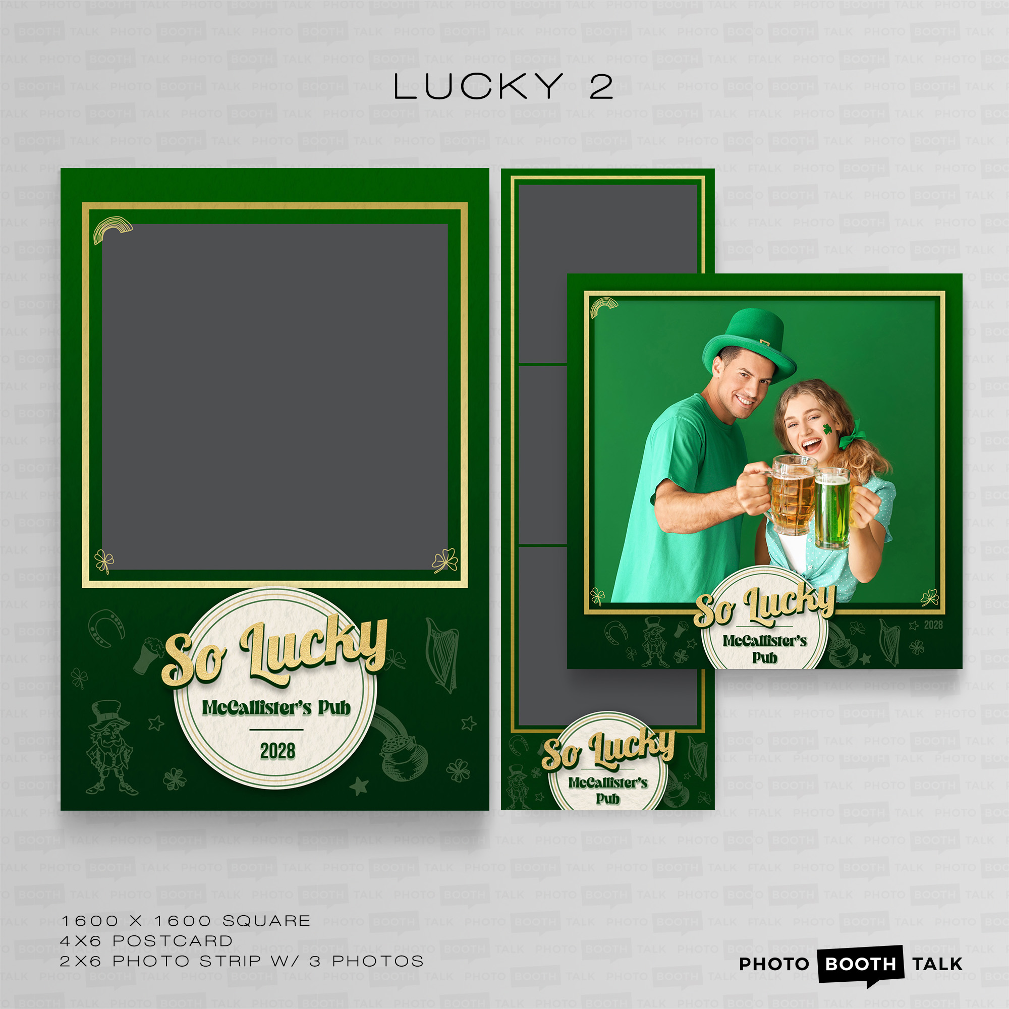 Lucky 2 - Square - For Canva