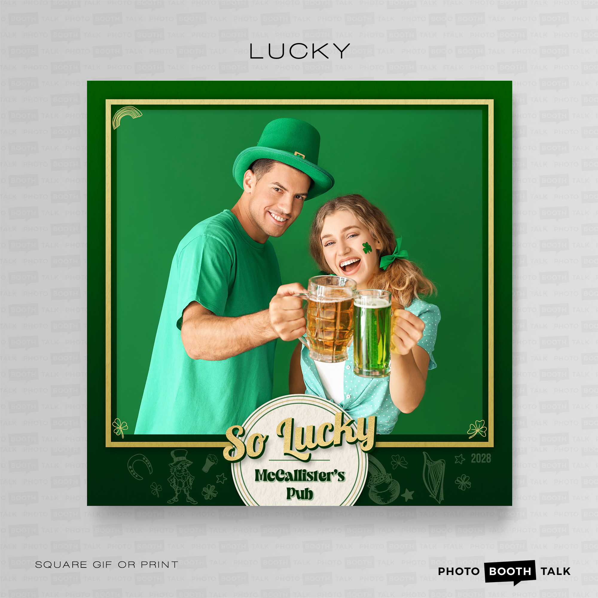 Lucky 2 - Square - For Canva - Image 2