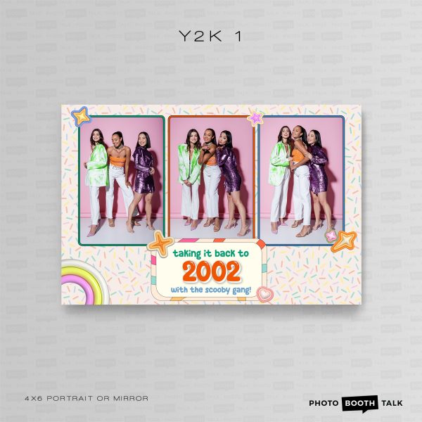 Y2K 1 - Portrait Mirror  - Photoshop PSD Files