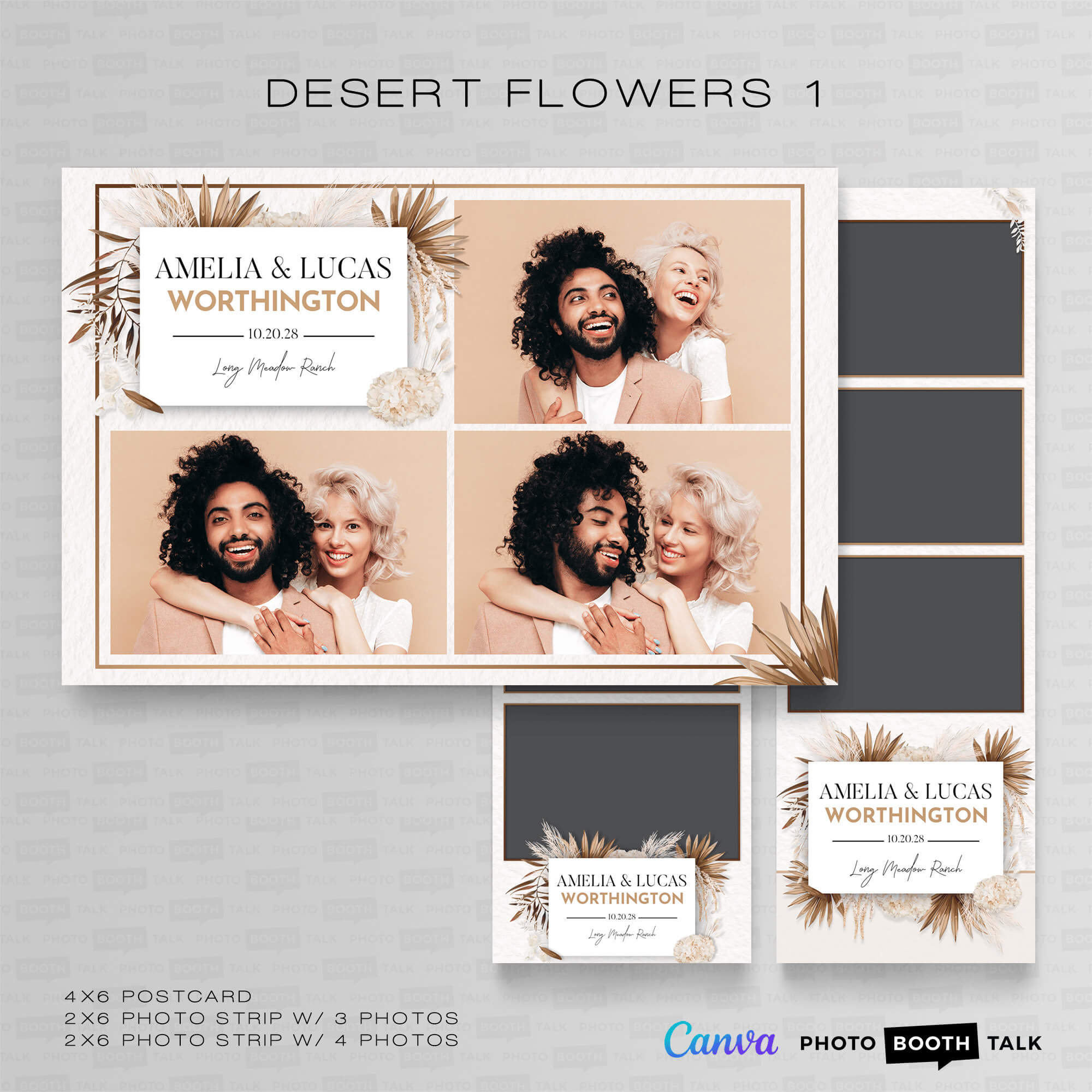 Desert Flowers 1 - For Canva