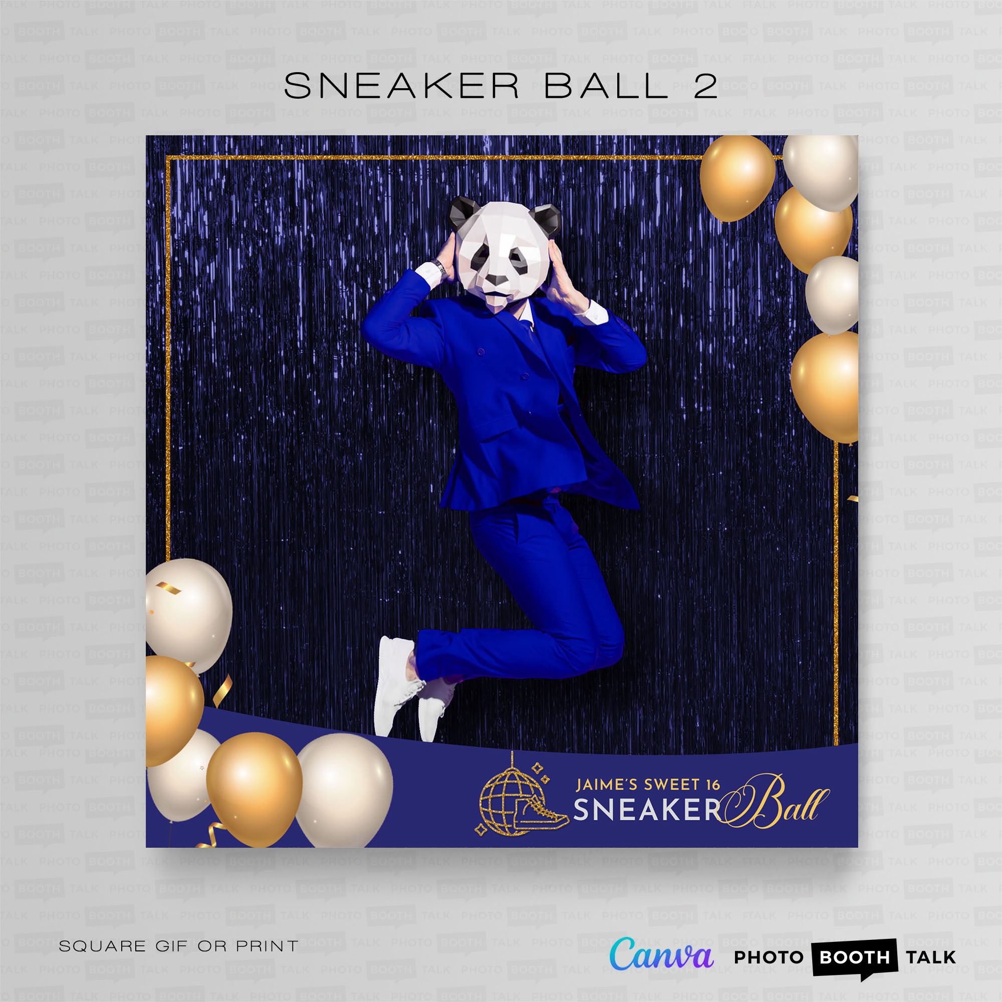 Sneaker Ball 2 - Square - For Canva - Image 2