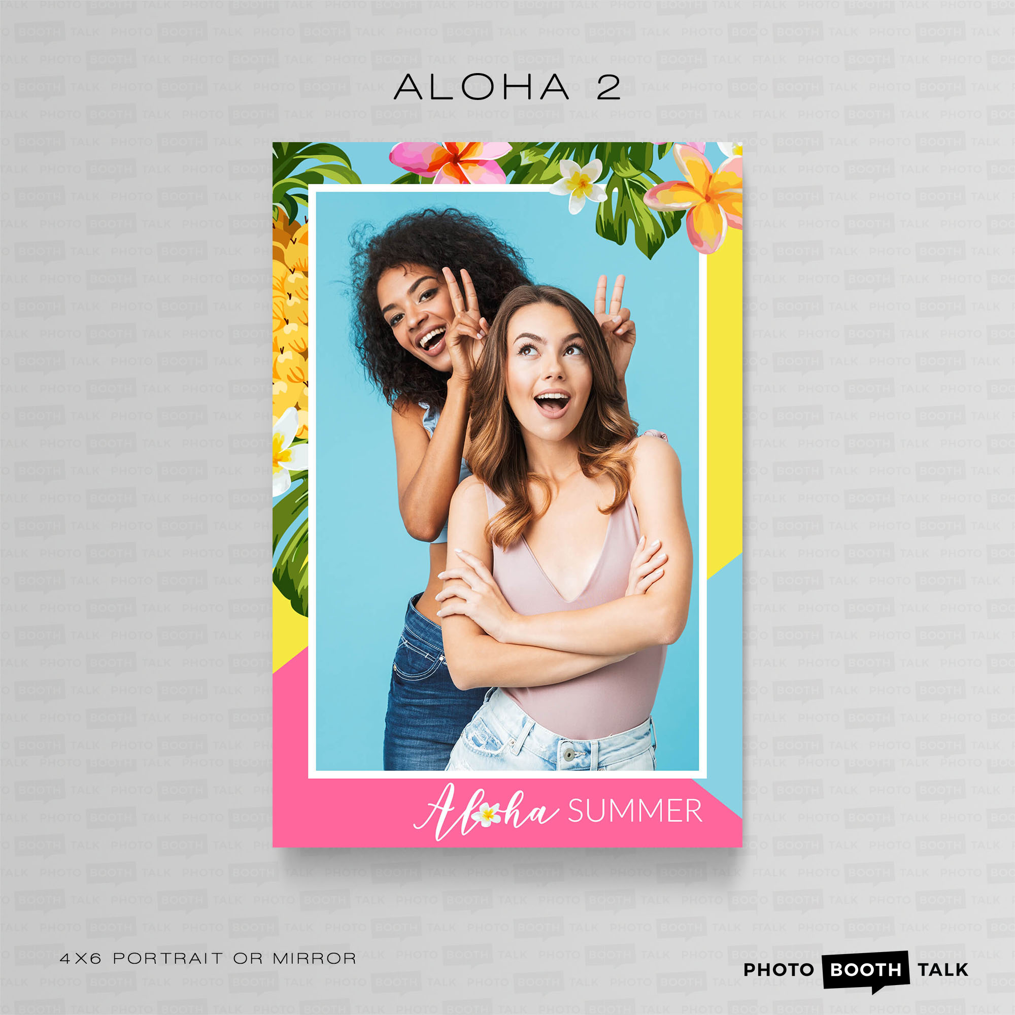 Aloha 2 - Portrait Mirror - For Canva