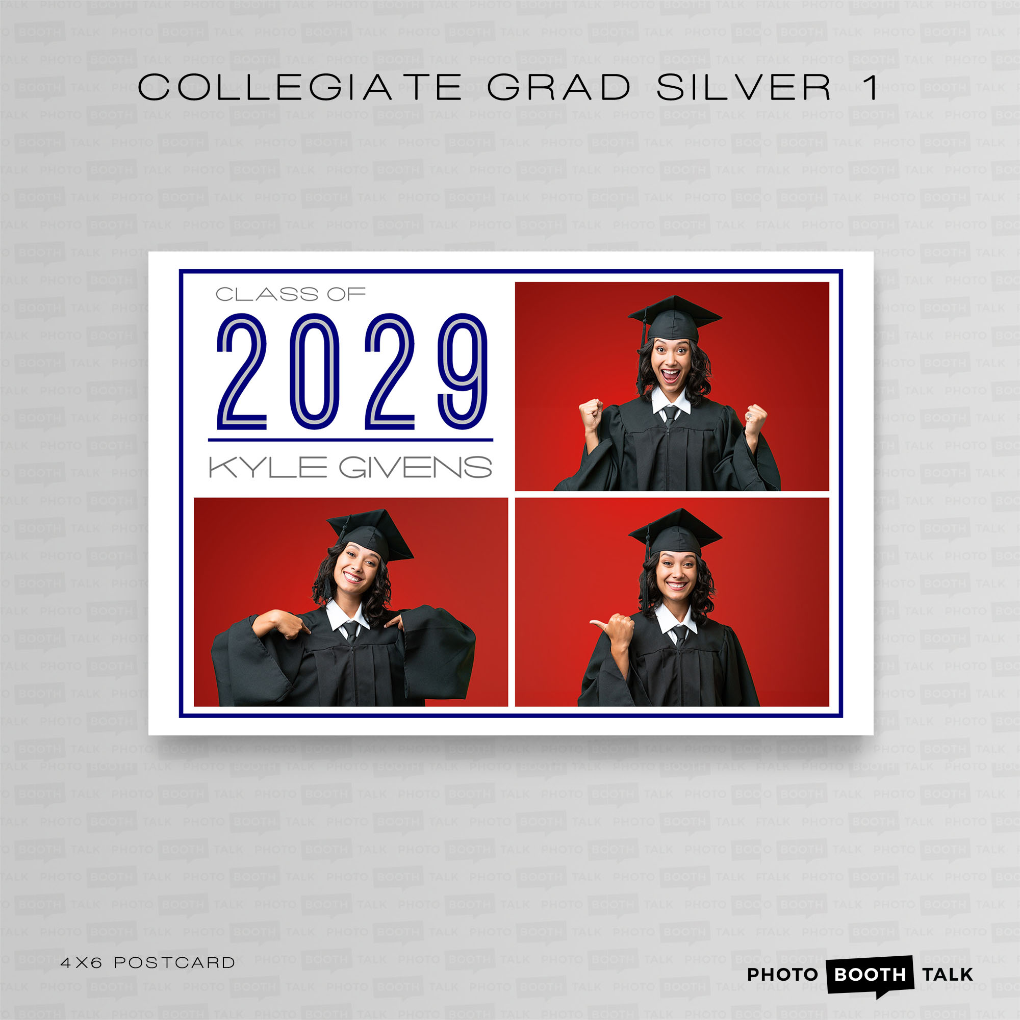 Collegiate Grad Silver 1 - For Canva - Image 2