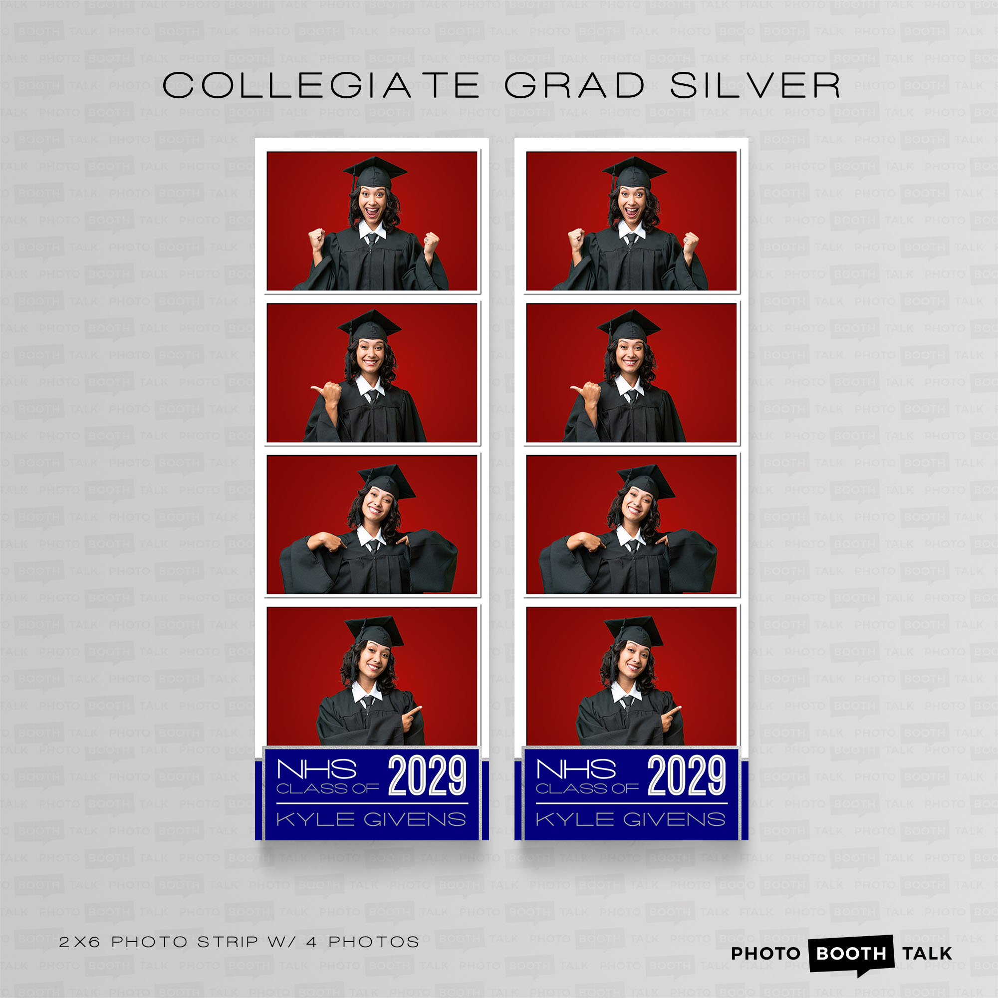 Collegiate Grad Silver 1 - For Canva - Image 5