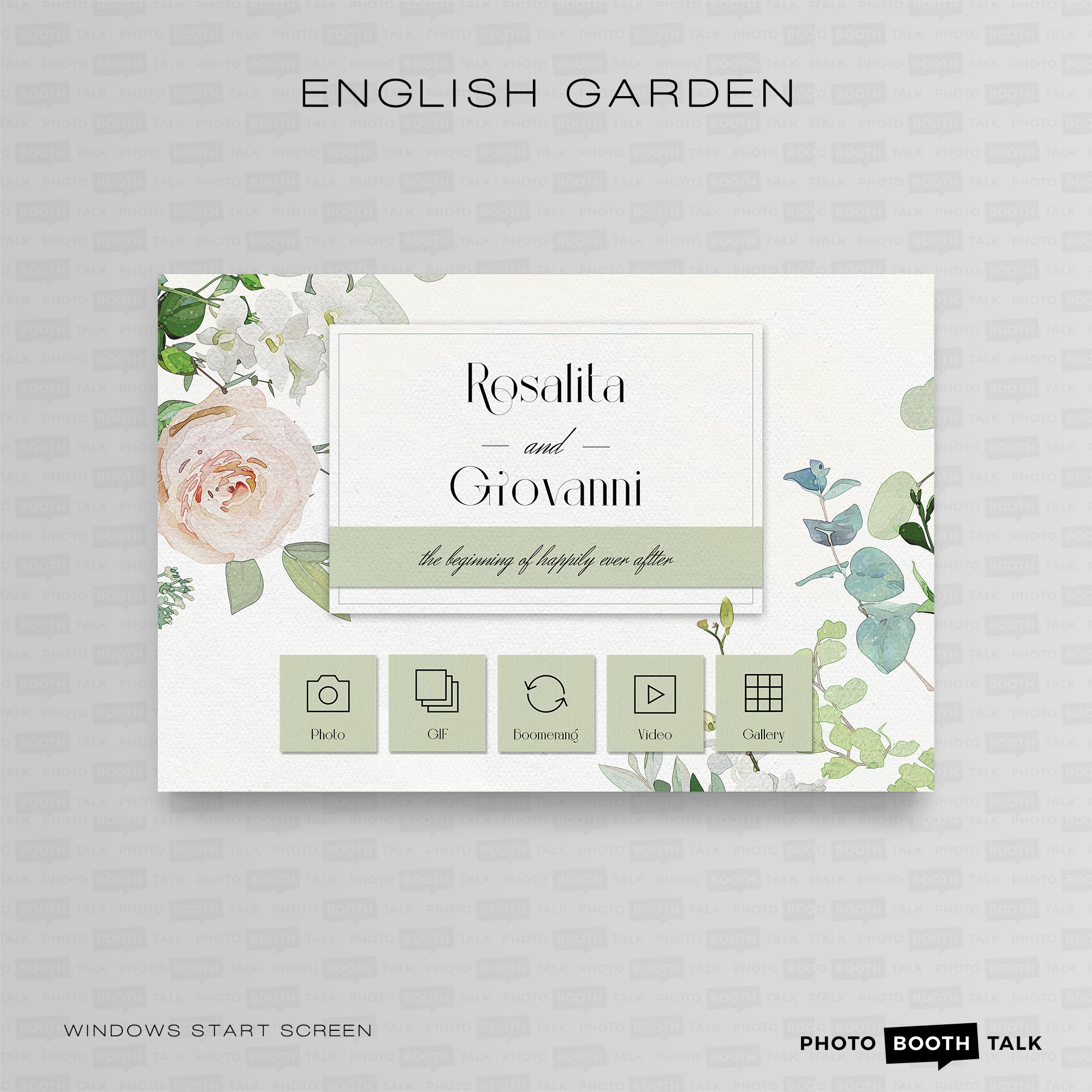 English Garden - PC Welcome Screen