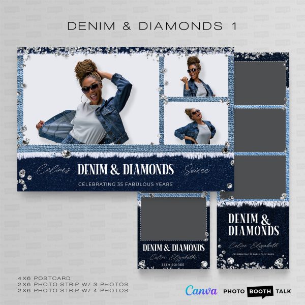 Denim & Diamonds 1 - For Canva