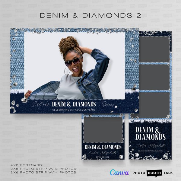 Denim & Diamonds 2 - For Canva