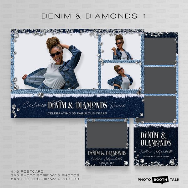Denim & Diamonds 1 - Photoshop PSD Files