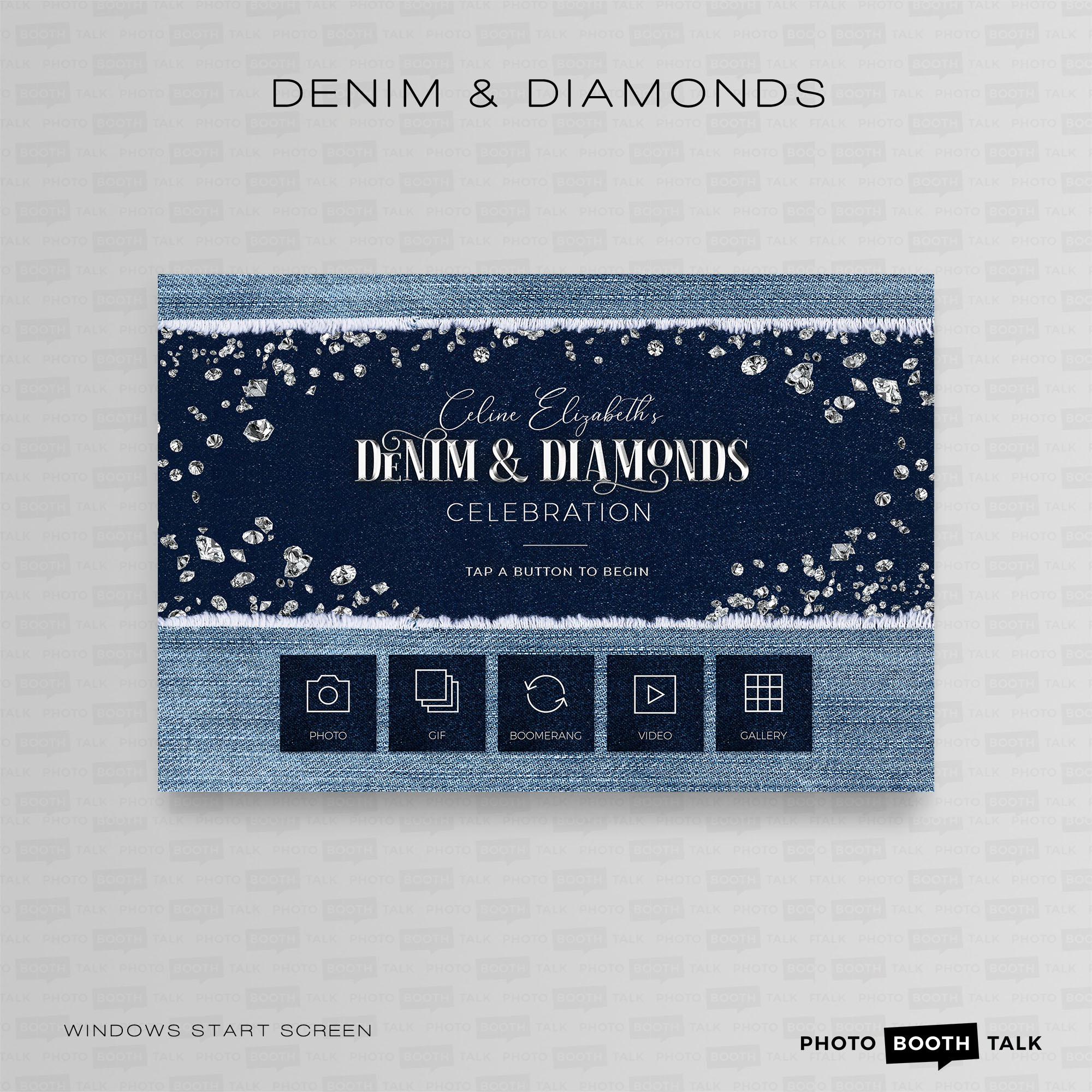 Denim & Diamonds - PC Welcome Screen