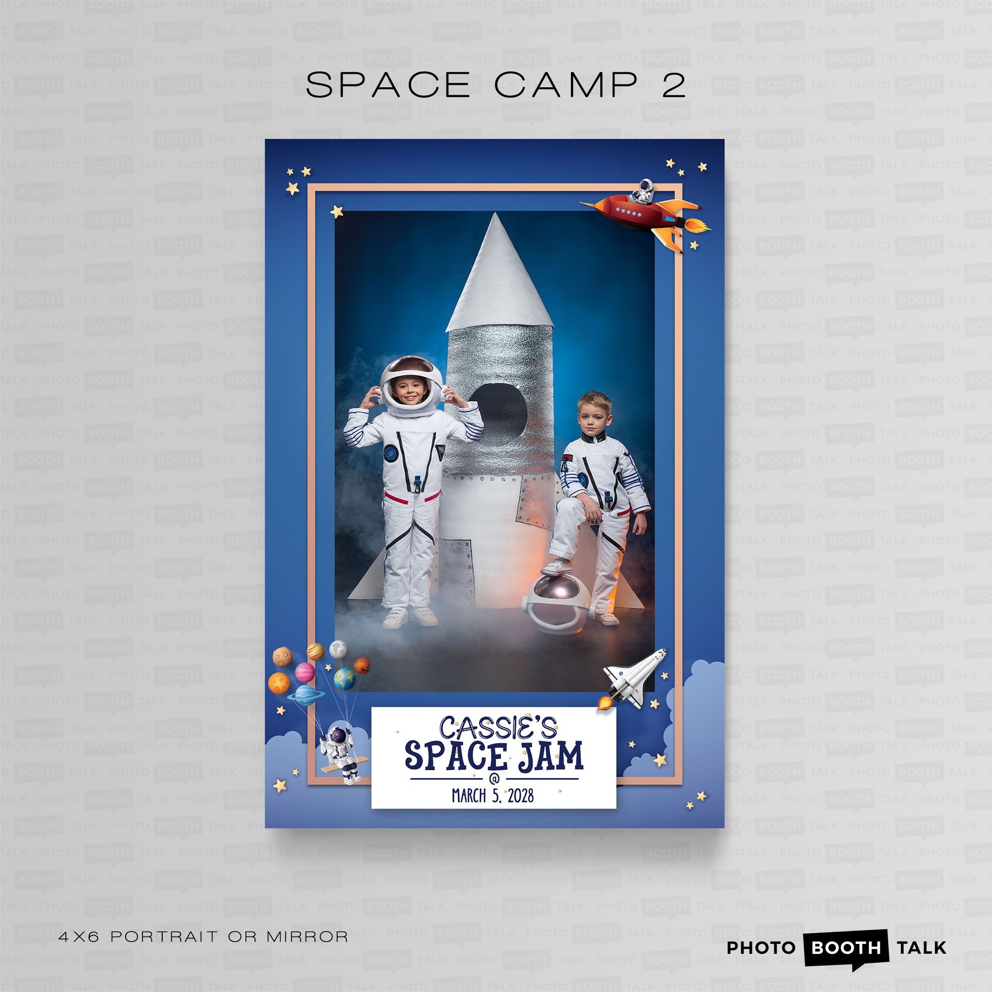 Space Camp 2 - Portrait Mirror - Photoshop PSD Files