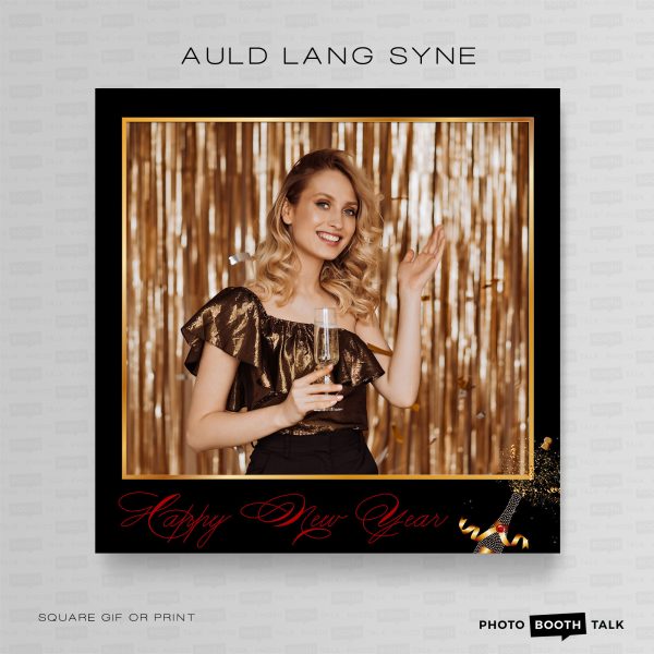 Auld Lang Syne - Square - For Canva