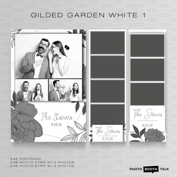 Gilded Garden White 1 - For Canva
