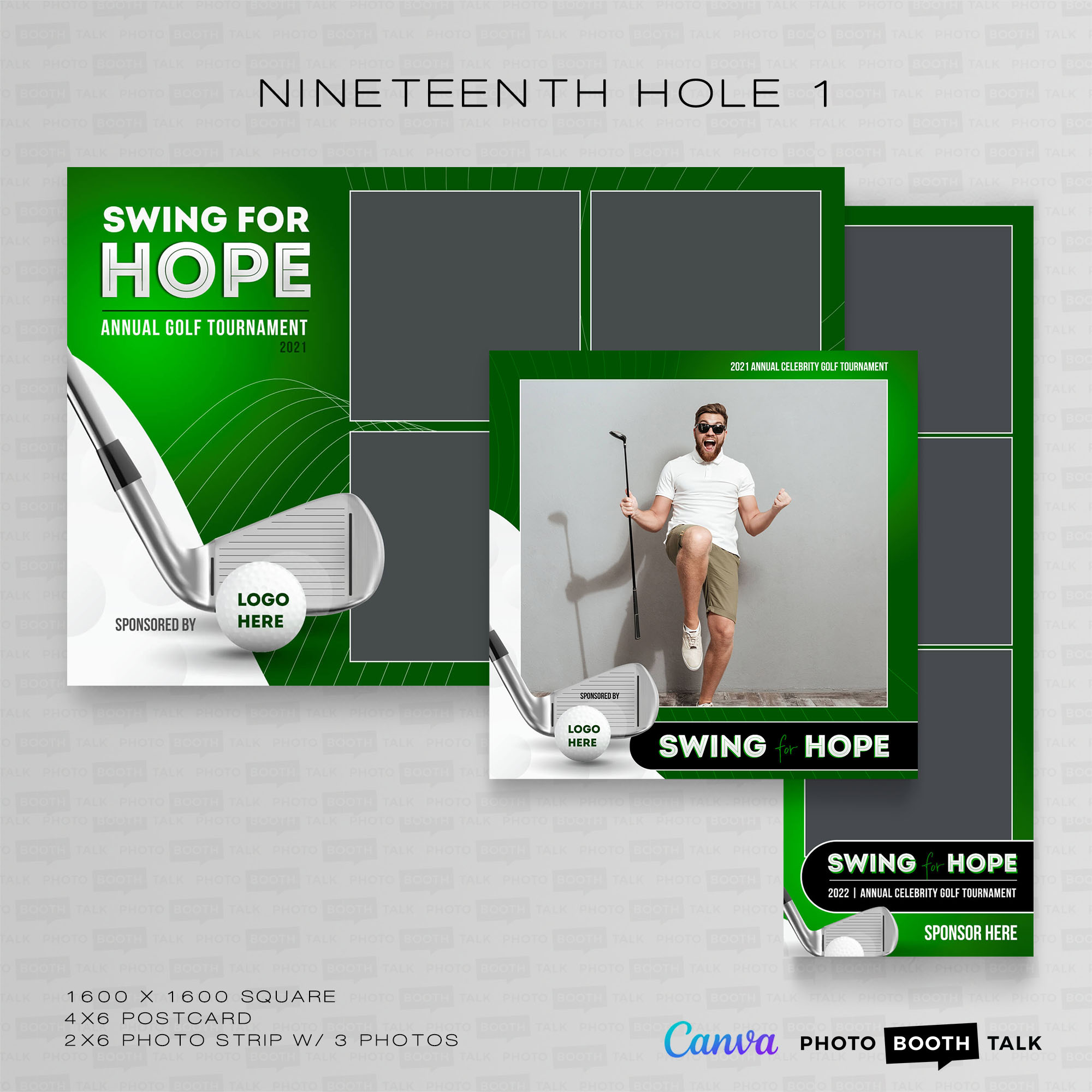 Nineteenth Hole 1 - Square - For Canva