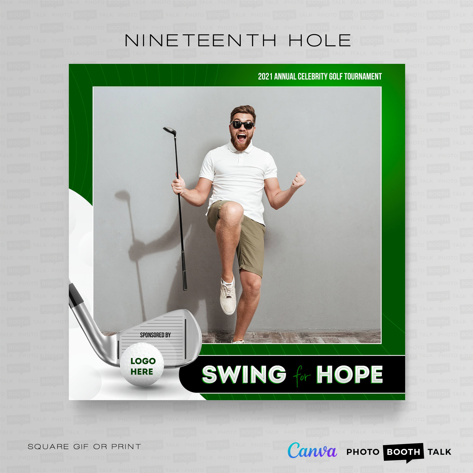 Nineteenth Hole 1 - Square - For Canva - Image 3