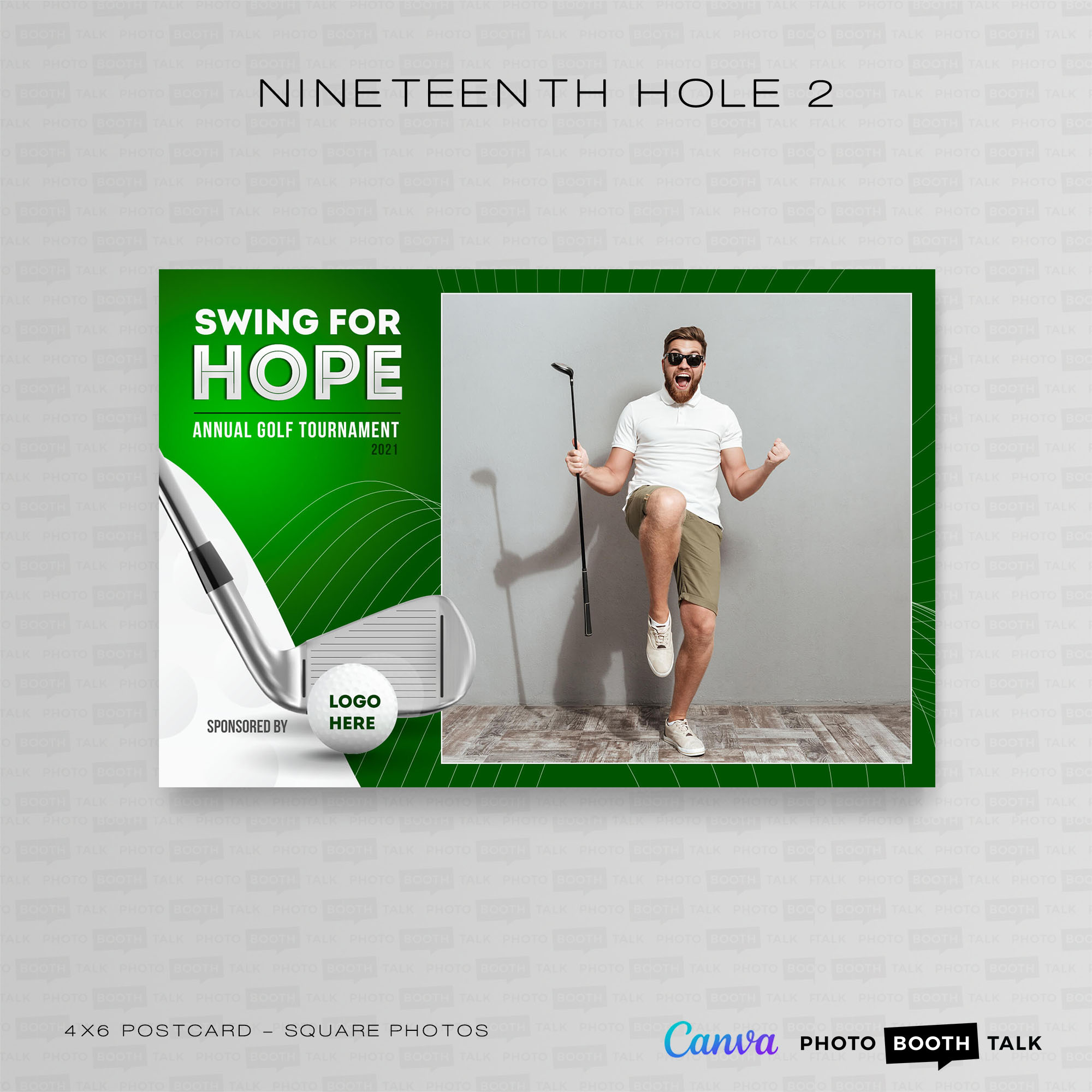 Nineteenth Hole 2 - Square - For Canva - Image 3