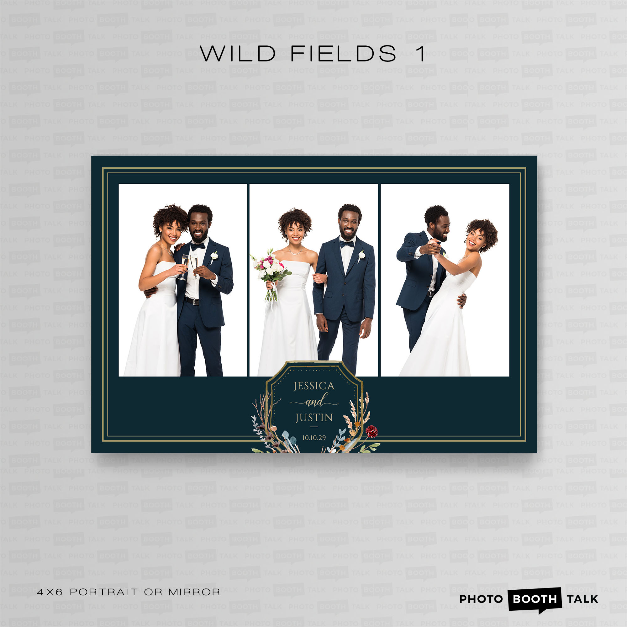 Wild Fields 1 - Portrait Mirror - Photoshop PSD Files