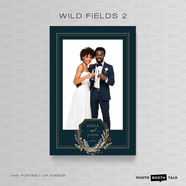 Wild Fields 2 - Portrait Mirror  - Photoshop PSD Files