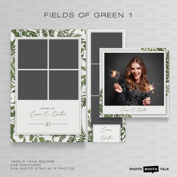 Fields of Green 1 - Square - For Canva
