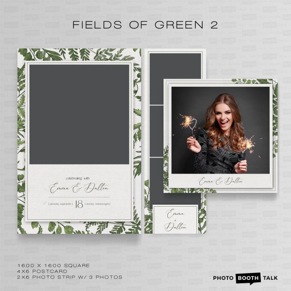 Fields of Green 2 - Square - For Canva