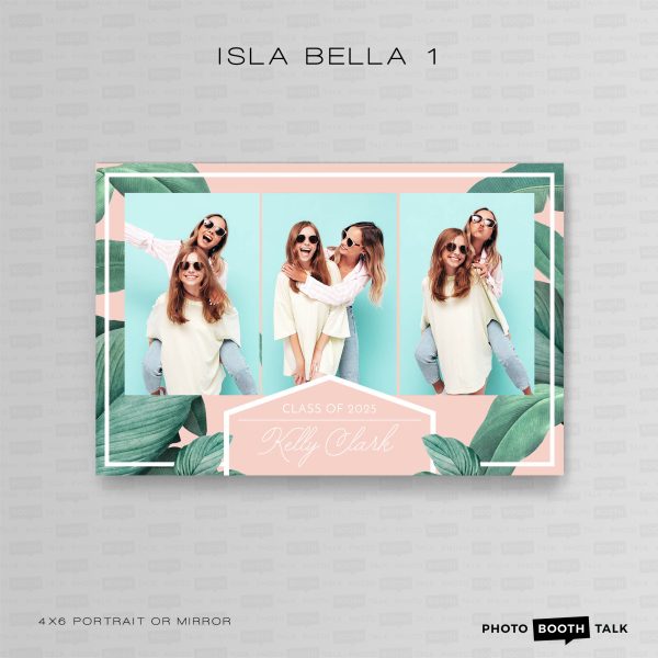 Isla Bella 1 - Portrait Mirror - For Canva