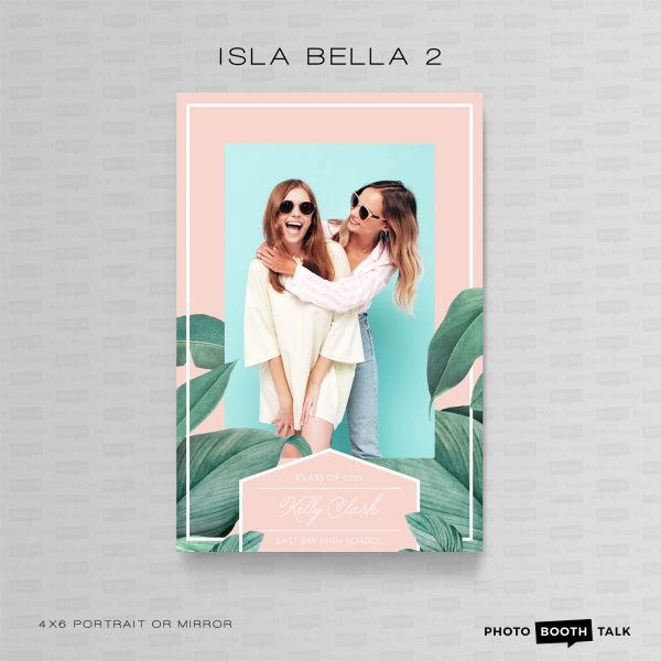 Isla Bella 2 - Portrait Mirror - For Canva